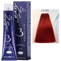 Крем-краска для волос Escalation Easy Absolute 3 ТОН 77/55 интенсивный блондин насыщенный красный 60мл