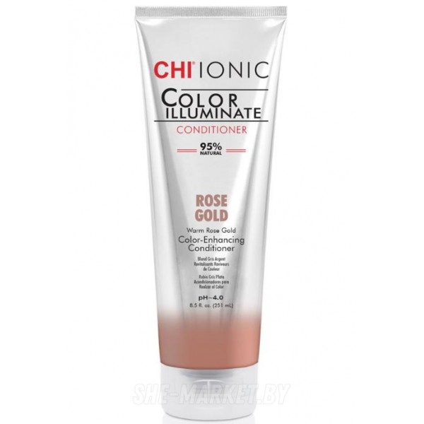 Оттеночный кондиционер IONIC Color Illuminate Conditioner ROSE GOLD, 251 мл
