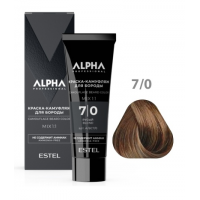 Краска-камуфляж для бороды ALPHA HOMME 7/0, русый, 40 мл