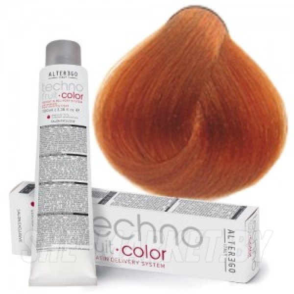 Краска для волос перманентная Techno Fruit Color 8/44 светло-русый насыщенный медный, 100мл