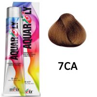 Кремообразный краситель для волос Aquar ly 7CA Карамельный светло-русый, 100мл