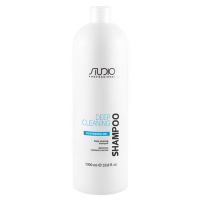 Шампунь глубокой очистки для всех типов волос Studio Deep Cleaning Shampoo, 1л Шампунь глубокой очистки для всех типов волос Studio Deep Cleaning Shampoo, 1л