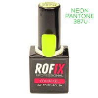 Гель-лак Rofix Color-Gel Neon PANTONE 387U, 10гр