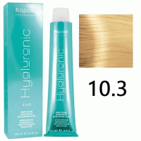 Крем-краска для волос Hyaluronic acid  10.3 Платиновый блондин золотистый, 100 мл
