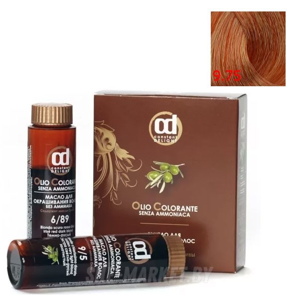 Масло для окрашивания волос Olio Colorante 9.75, 50мл
