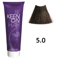 Крем-краска для волос COLOUR CREAM ТОН - 5.0 Светло-коричневый/Hellbraun, 100мл