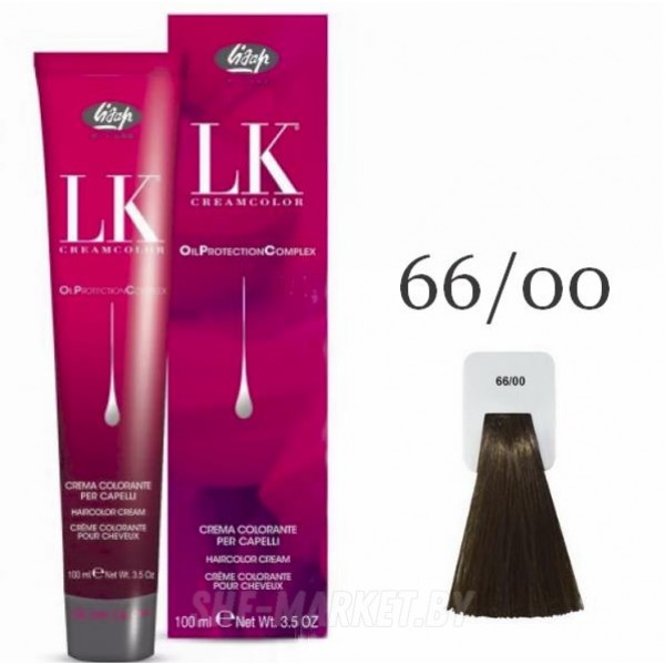 Краска для волос LK OPC Oil Protection Complex 66/00 темный блондин глубокий, 100мл