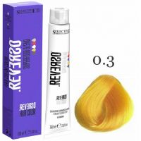 Крем-краска для волос без аммиака Reverso Hair 0.3 Желтый корректор, 100мл.