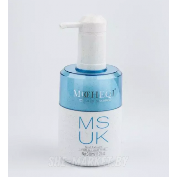 Шампунь для всех типов волос Холодный лёд ICE-COOL SHAMPOO Mint Extracts For All Hair Type MUSK, 318мл