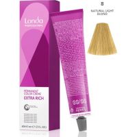 Стойкая крем-краска LondaColor 8/ Светлый блонд натуральный 60мл Стойкая крем-краска LondaColor 8/ Светлый блонд натуральный 60мл