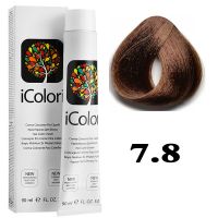 Крем-краска для волос iColori ТОН - 7.8 шоколадный блондин, 90мл