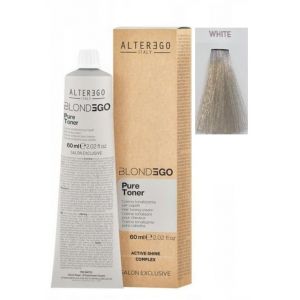 Безаммиачная тонирующая крем-краска BLONDEGO PURE TONER White, 60мл Безаммиачная тонирующая крем-краска BLONDEGO PURE TONER White, 60мл