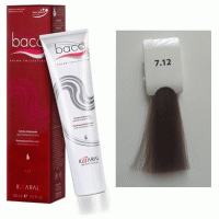 Стойкая крем-краска Baco Silk hydrolized hair color cream 7.12 100мл