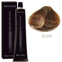 Крем-краска для волос Oligomineral Cream 5.03 светло - каштановый золотистый 100мл