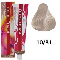 Оттеночная краска Wella Color Touch 10/81 Насыщенные натуральные 60мл
