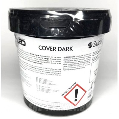 LED Cover Dark - камуфляжный гель для наращивания ногтей, 1кг