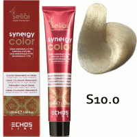 Безаммиачная краска для волос SELIAR SYNERGY COLOR S10.0 SUPER VERY LIGHT BLONDE EXTRA Платиновый блондин