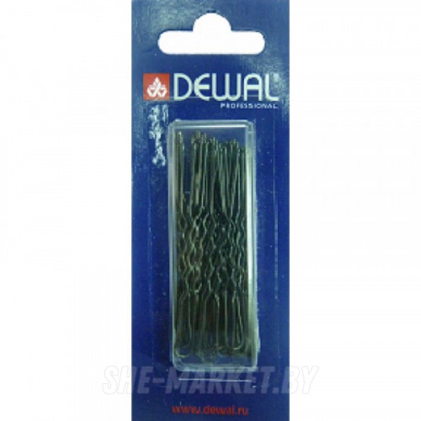 Шпильки черные, волна 60 мм, 24шт/уп, на блистере