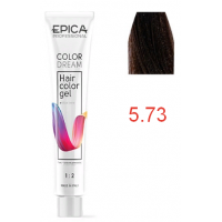 Гель-краска COLORDREAM 5.73 светлый шатен шоколадно-золотистый, 100мл