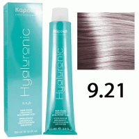 Крем-краска для волос Hyaluronic acid 9.21 Очень светлый блондин фиолетовый пепельный, 100 мл Крем-краска для волос Hyaluronic acid 9.21 Очень светлый блондин фиолетовый пепельный, 100 мл