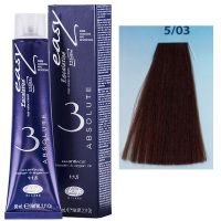 Крем-краска для волос Escalation Easy Absolute 3 ТОН 5/03  светло-каштановый натуральный золотистый 60мл