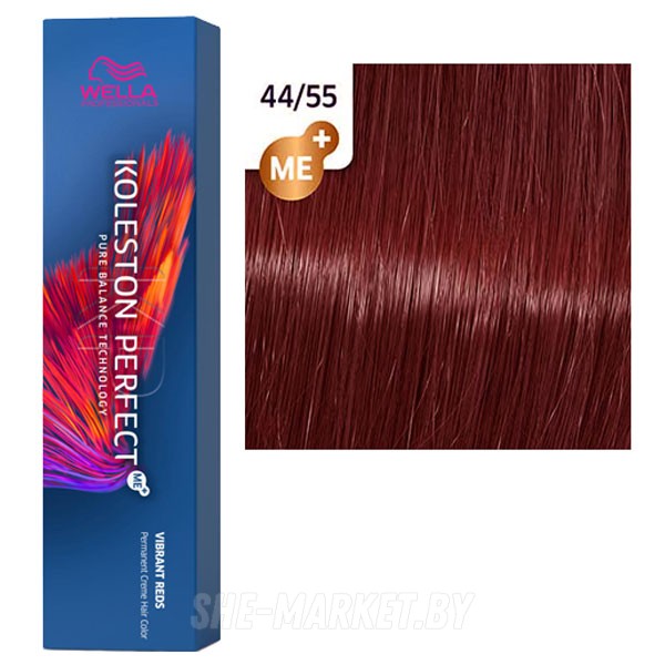 Стойкая крем-краска Koleston Perfect ME+ 44/55 Ripe cherry Яркие красные 60мл