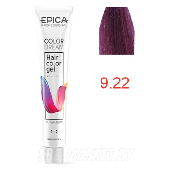 Гель-краска COLORDREAM 9.22 блондин фиолетовый интенсивный, 100мл