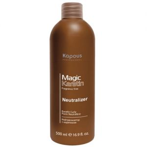 Нейтрализатор для долговременной завивки волос с кератином Magic Keratin, 500мл.