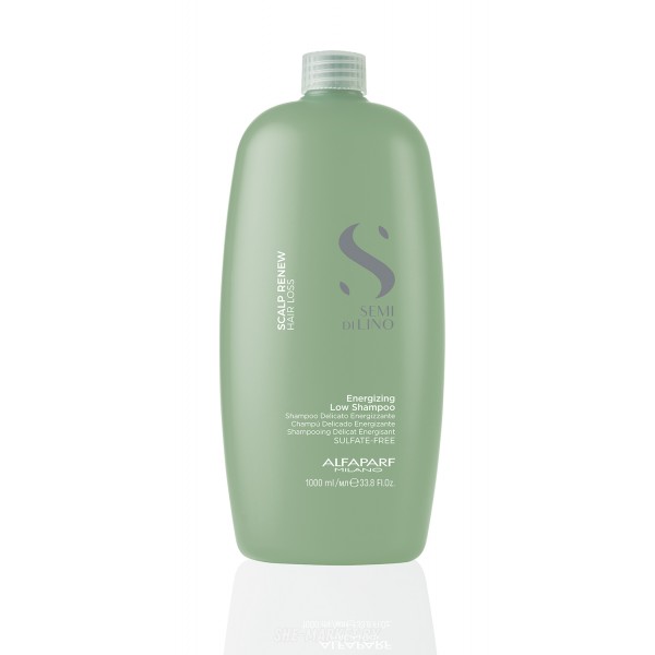 Деликатный энергетический шампунь Semi Di Lino Hair Loss Scalp Renew Energizing Low Shampoo, 1л