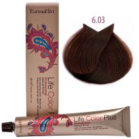 Крем-краска для волос LIFE COLOR PLUS 6,03/6NW тёмный тёплый блондин 100мл