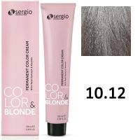 Крем-краска для волос Color Blonde ТОН - 10.12 очень светлый блондин жемчужный лед, 100мл