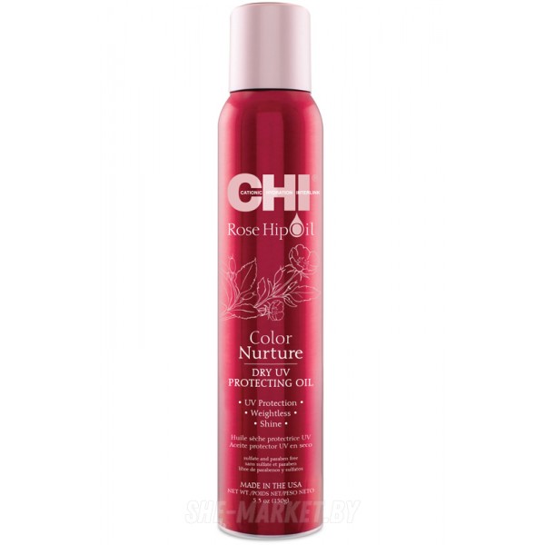 Спрей-блеск для окрашенных волос с маслом шиповника Rose Hip Oil Color Nurture, 157мл