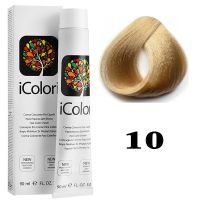 Крем-краска для волос iColori ТОН - 10 платиновый блонд, 90мл