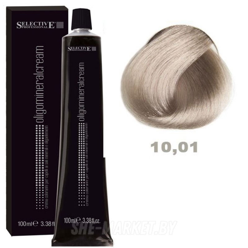Стойкая крем-краска для волос Cream Color 100мл: 101 Экстрасветлый пепельный блондин