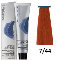 Краска для волос перманентная Moda Styling ТОН 7/44 intense copper blonde /блонд интенсивно медный, 125 мл