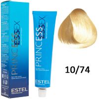Крем-краска для волос PRINCESS ESSEX 10/74 светлый блондин коричнево-медный 60мл