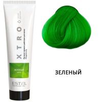 Пигмент прямого действия для волос XTRO WHITE Зеленый, 100 мл