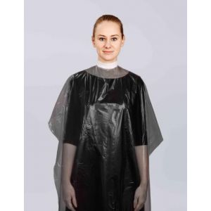 Пеньюар полиэтилен прозрачный 160см.х120см., 50 шт/уп.