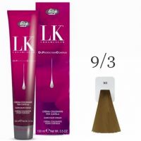 Краска для волос LK OPC Oil Protection Complex 9/3 очень светлый блондин золотистый, 100мл