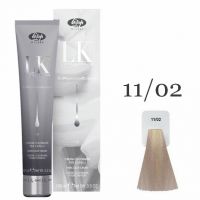Краска для волос LK OPC Oil Protection Complex 11/02 очень светлый блондин натуральный пепельный экстрасветлый, 100мл