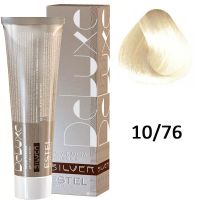 Крем-краска для седых волос SILVER DE LUXE 10/76 светлый блондин коричнево-фиолетовый 60мл