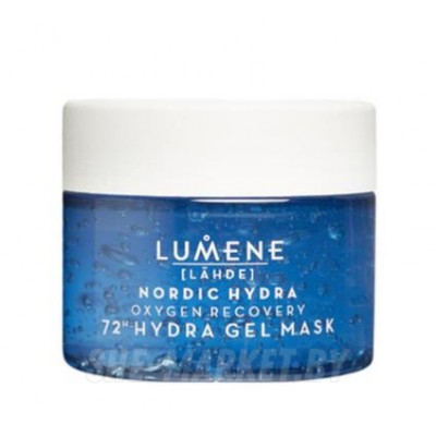 Кислородная увлажняющая и восстанавливающая маска для лица NORDIC HYDRA LAHDE Oxygen Recovery 72h Hydra Gel Mask, 150мл