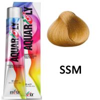 Кремообразный краситель для волос Aquar ly SSM Ультрасветлый медовый, 100мл
