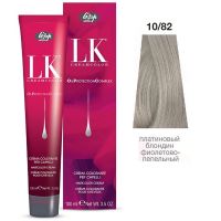 Краска для волос LK OPC Oil Protection Complex 10/82 платиновый блондин фиолетово-пепельный, 100мл