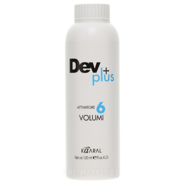 Окислитель для краски Dev Oxi plus Peroxide 1,8% 6VOL, 120мл
