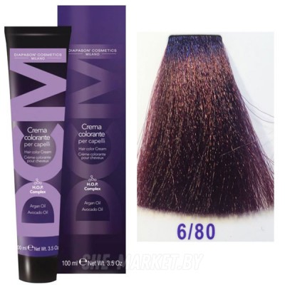 Крем-краска DCM Hair Color Cream HOP Complex 6/80 100мл
