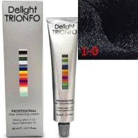 Стойкая крем-краска для волос   Trionfo 1-0 Черный 60мл