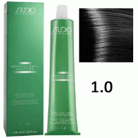 Крем-краска для волос Studio Professional Coloring 1.0 черный, 100мл