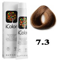 Крем-краска для волос iColori ТОН - 7.3 блондин золотистый, 90мл