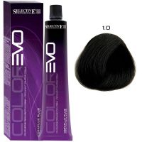Крем-краска для волос Color Evo 1.0 Черный 100мл